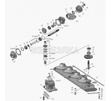Вал роторной сенокосилки  601А