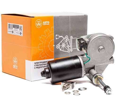 Задний обзор: Привод стеклоочистителя с редуктором для МТЗ